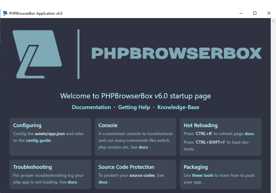 PHPBrowserBox Screenshot